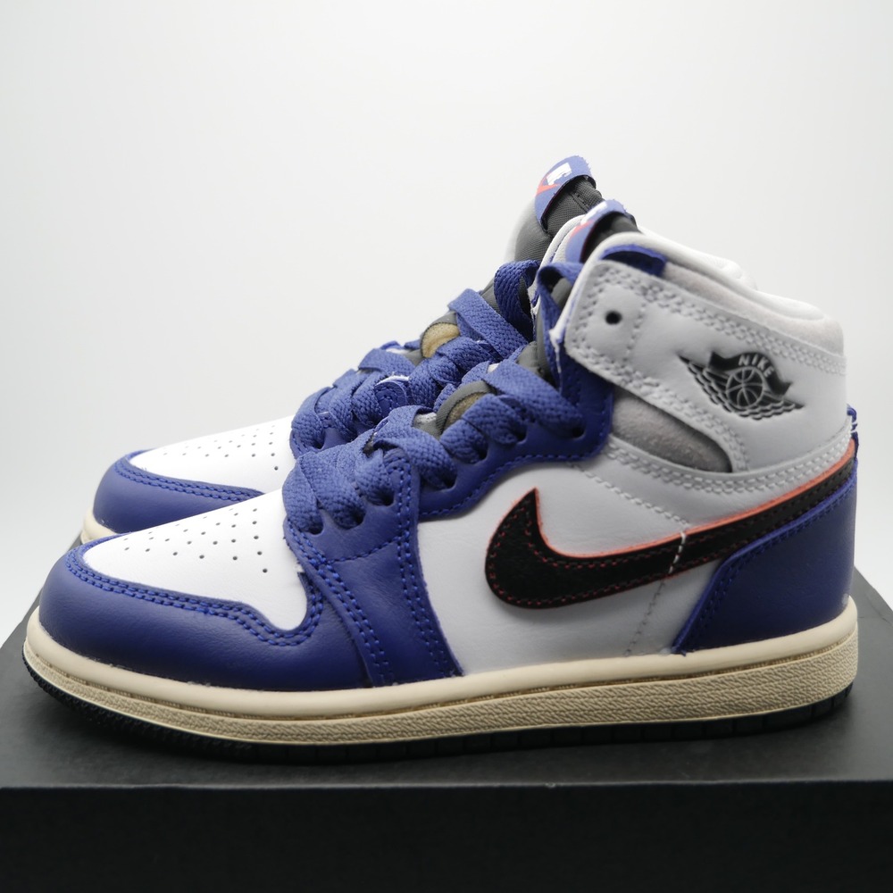 Jordan 1 Retro‎ High OG PS Rare Air Deep Royal Blue FD1412-100 Size 12C Kids